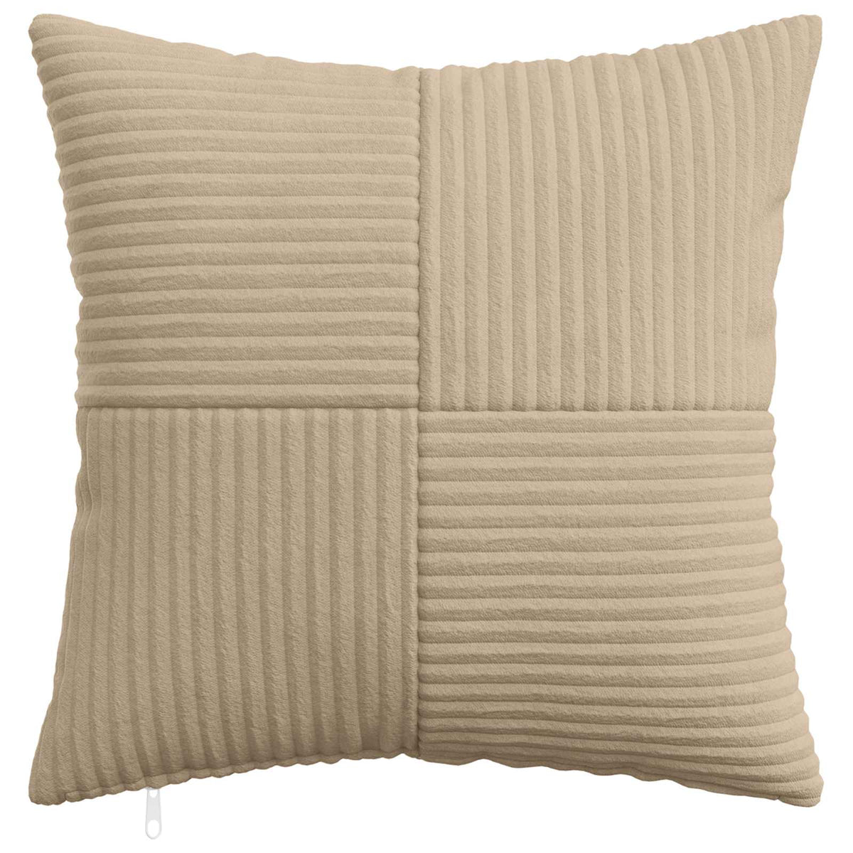 Κάλυμμα Μαξιλαριού 6 pcs ALMELO Taupe 30 x 30 cm κορντουρόι