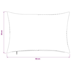 Κάλυμμα Μαξιλαριού 2 pcs ALMELO Γκρι Πράσινο 30 x 50 cm - Pakobazaar