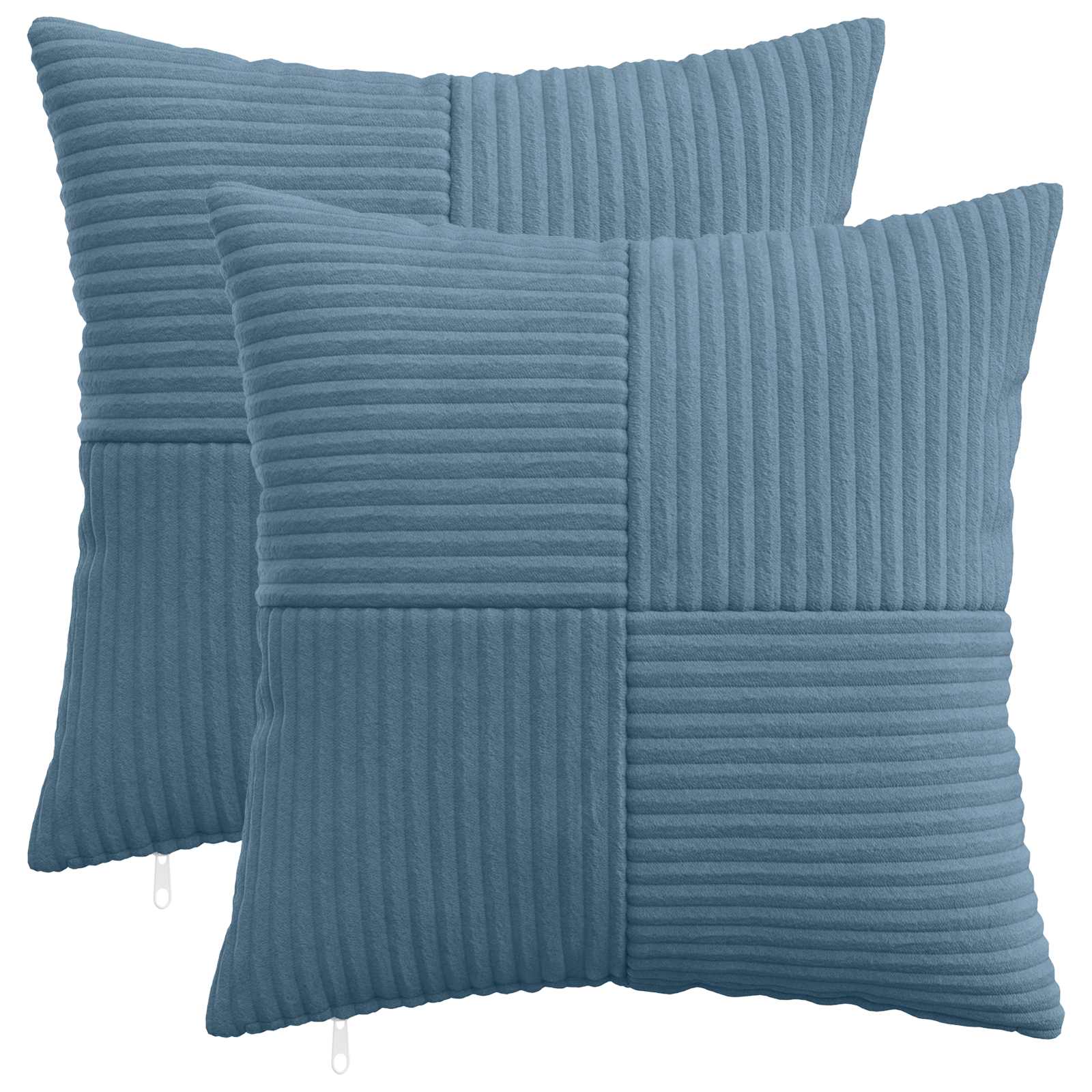 Κάλυμμα Μαξιλαριού 2 pcs ALMELO Μπλε 35 x 35 cm κορντουρόι