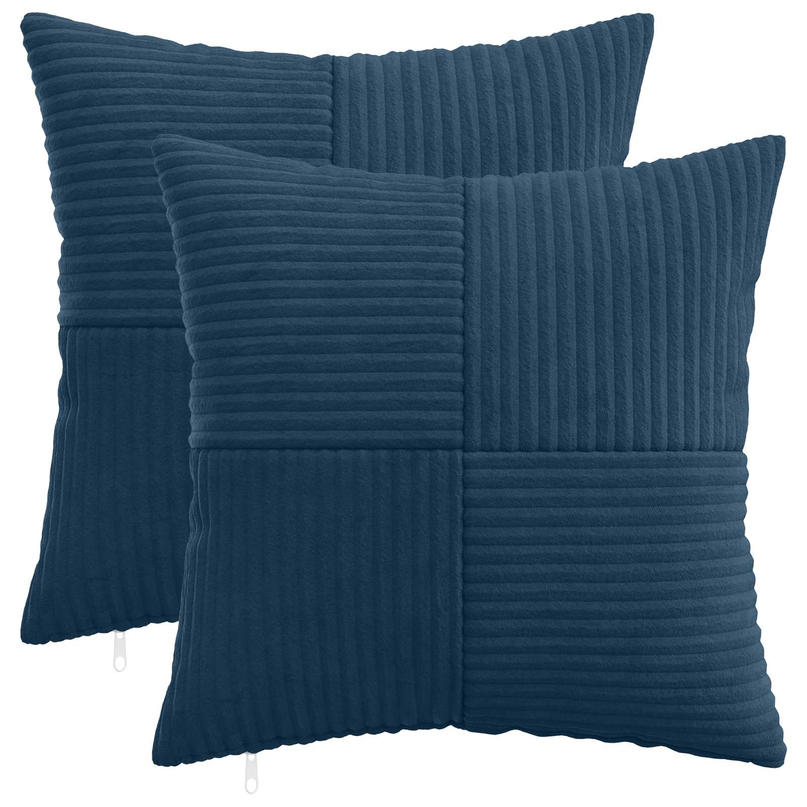 Κάλυμμα Μαξιλαριού 2 pcs ALMELO Σκούρο μπλε 35 x 35 cm - Pakobazaar