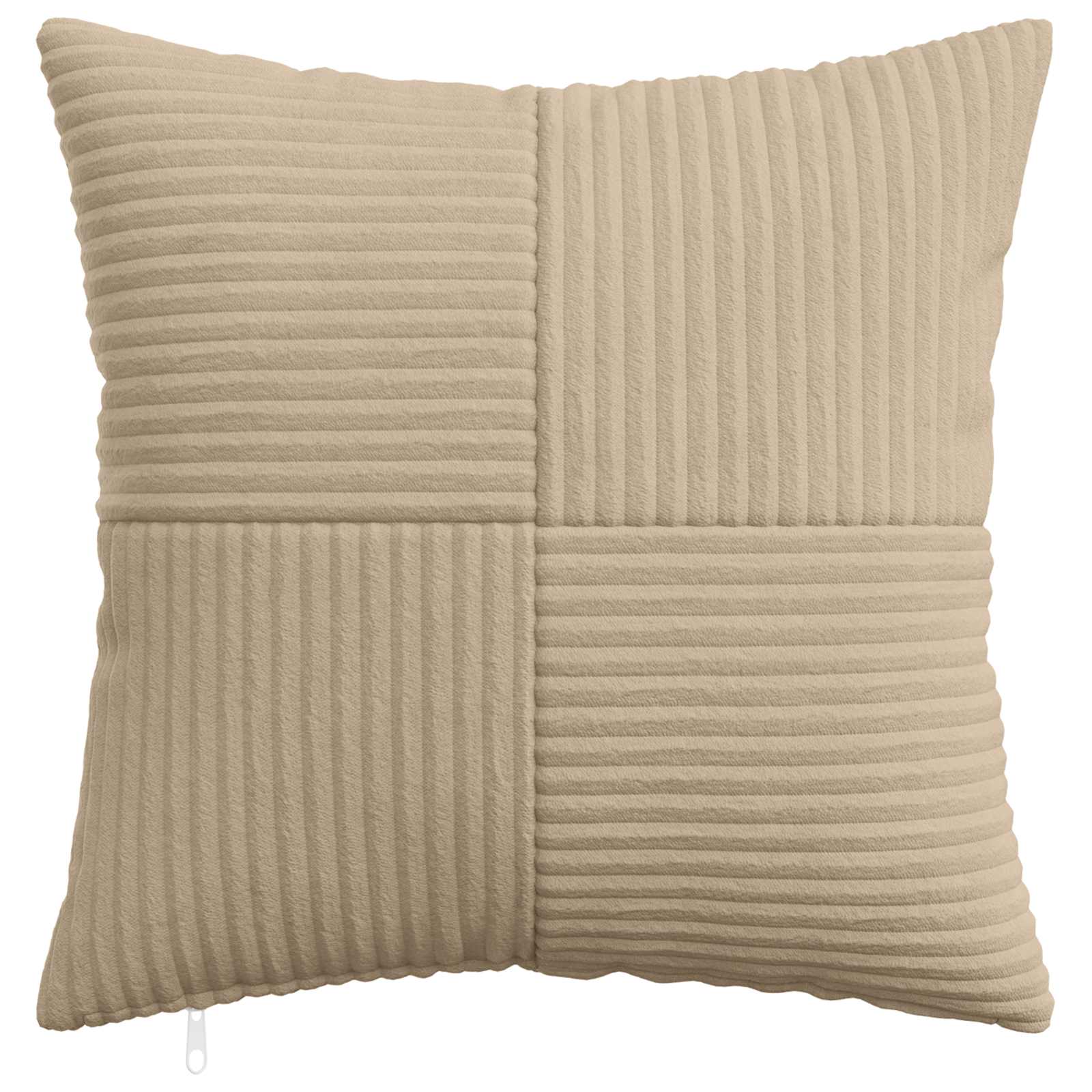 Κάλυμμα Μαξιλαριού 2 pcs ALMELO Taupe 35 x 35 cm κορντουρόι