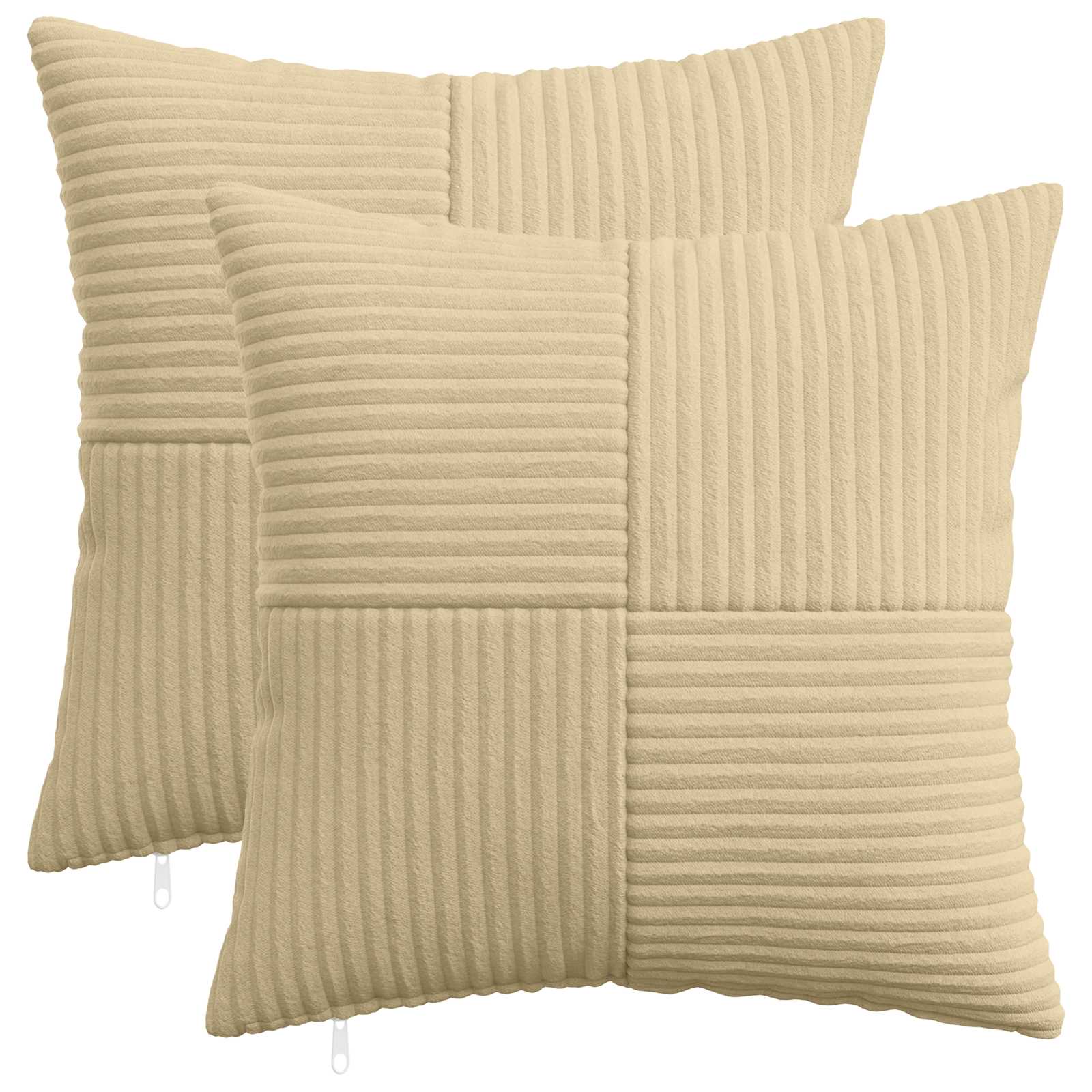 Κάλυμμα Μαξιλαριού 2 pcs ALMELO Γκρι Πράσινο 40 x 40 cm - Pakobazaar