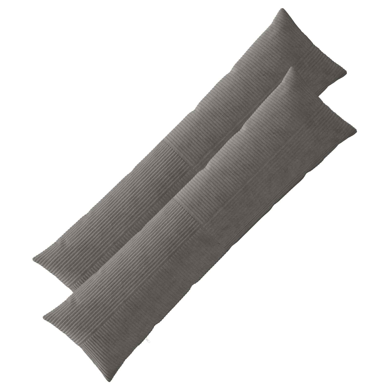 Κάλυμμα Μαξιλαριού 2 pcs ALMELO Σκούρο Γκρι 40 x 145 εκ.