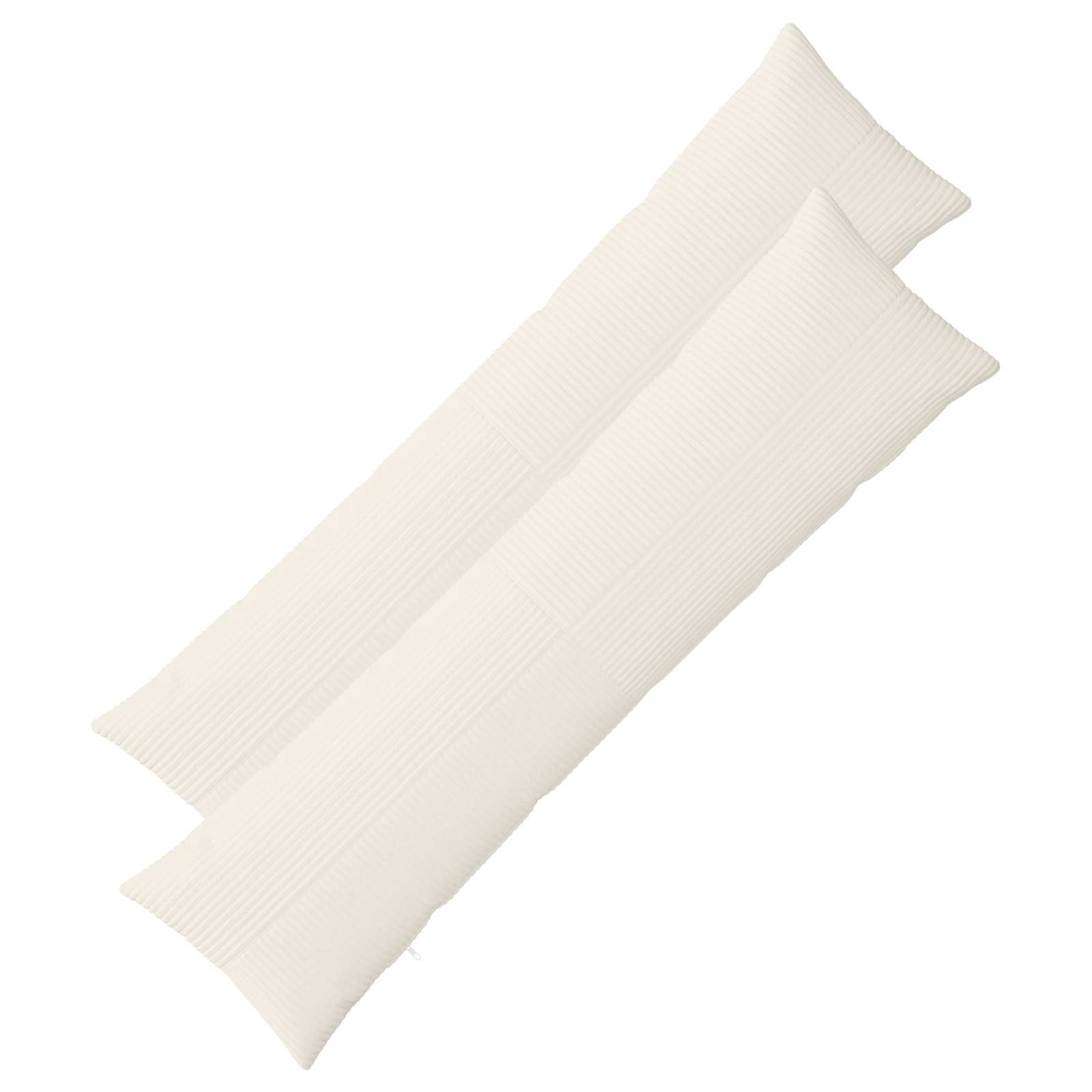 Κάλυμμα Μαξιλαριού 2 pcs ALMELO Κρεμ 40 x 145 εκ. κορντουρόι