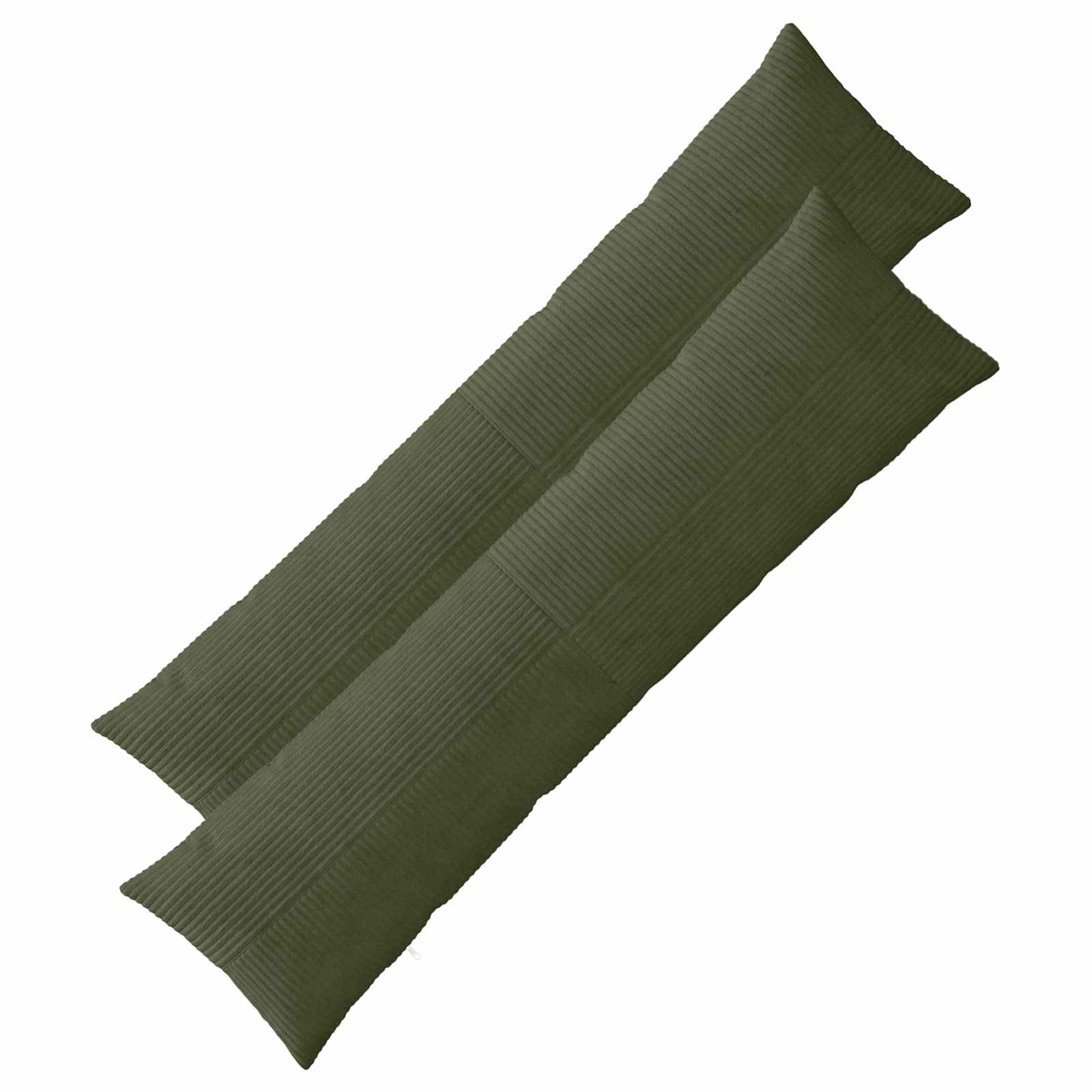 Κάλυμμα Μαξιλαριού 2 pcs ALMELO Πράσινο 40 x 145 εκ. κορντουρόι - Pakobazaar