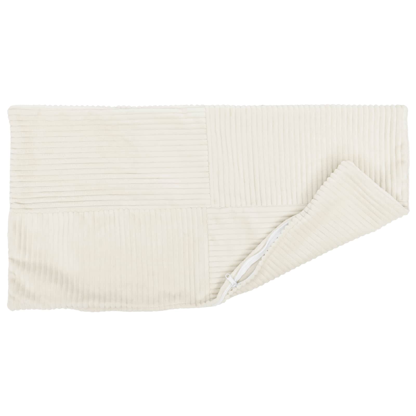 Κάλυμμα Μαξιλαριού 2 pcs ALMELO Κρεμ 40 x 60 cm κορντουρόι - Pakobazaar