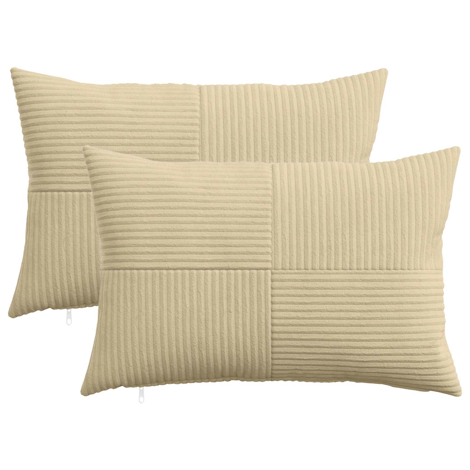 Κάλυμμα Μαξιλαριού 2 pcs ALMELO Γκρι Πράσινο 40 x 60 cm - Pakobazaar