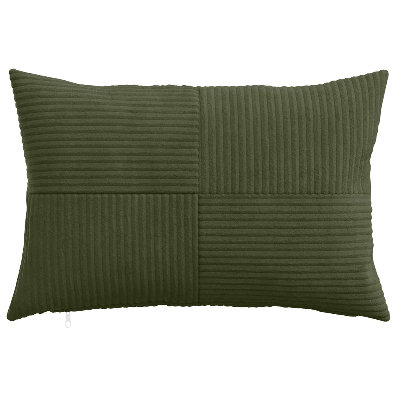 Κάλυμμα Μαξιλαριού 6 pcs ALMELO Πράσινο 40 x 60 cm κορντουρόι - Pakobazaar