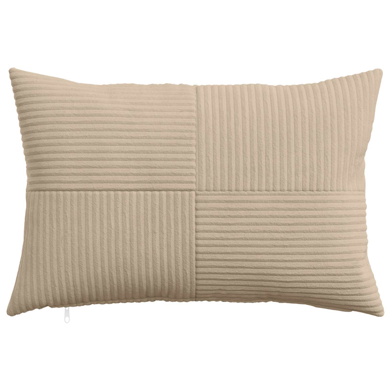 Κάλυμμα Μαξιλαριού 2 pcs ALMELO Taupe 40 x 60 cm κορντουρόι - Pakobazaar