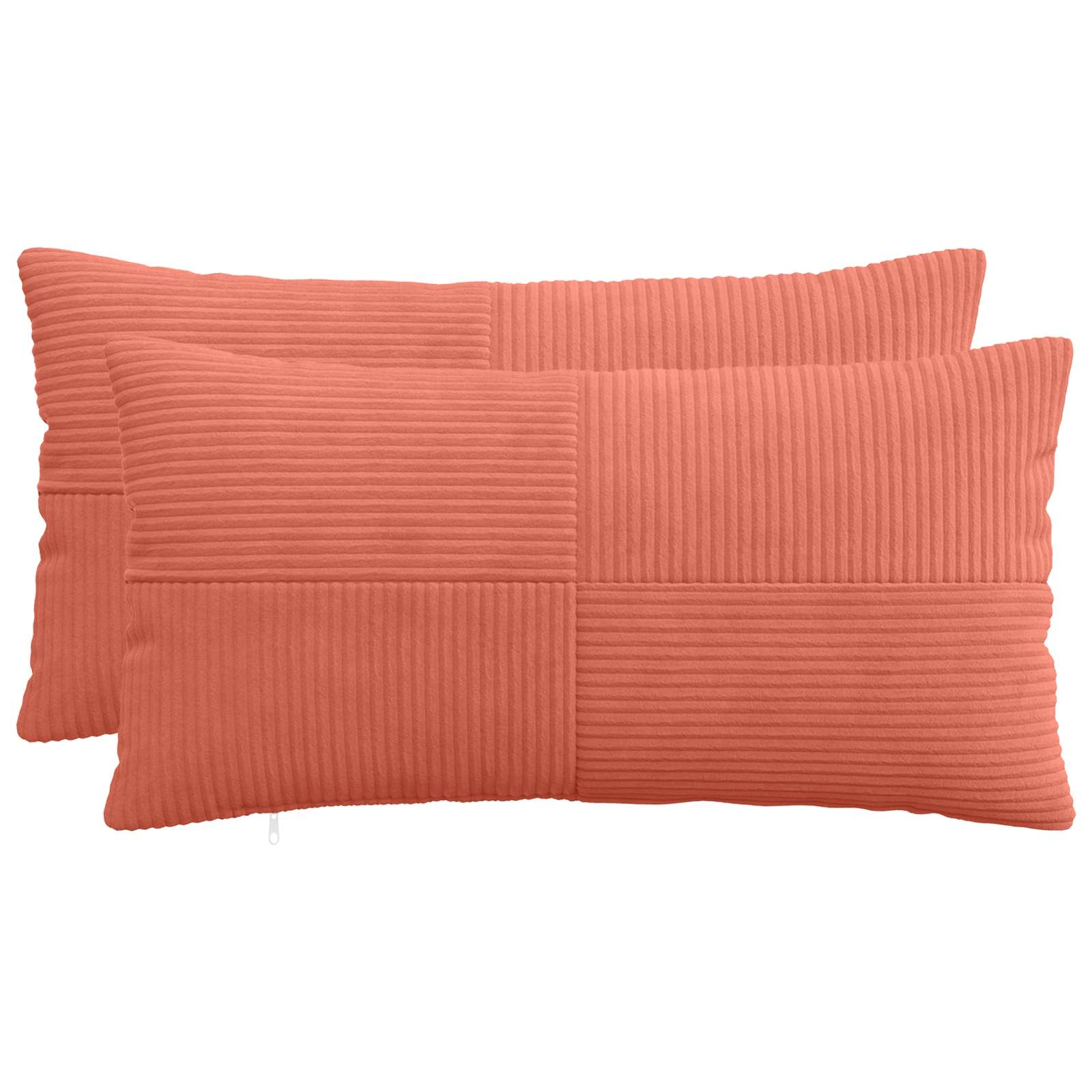 Κάλυμμα Μαξιλαριού 2 pcs ALMELO Κόκκινο Πορτοκαλί 40 x 70 cm