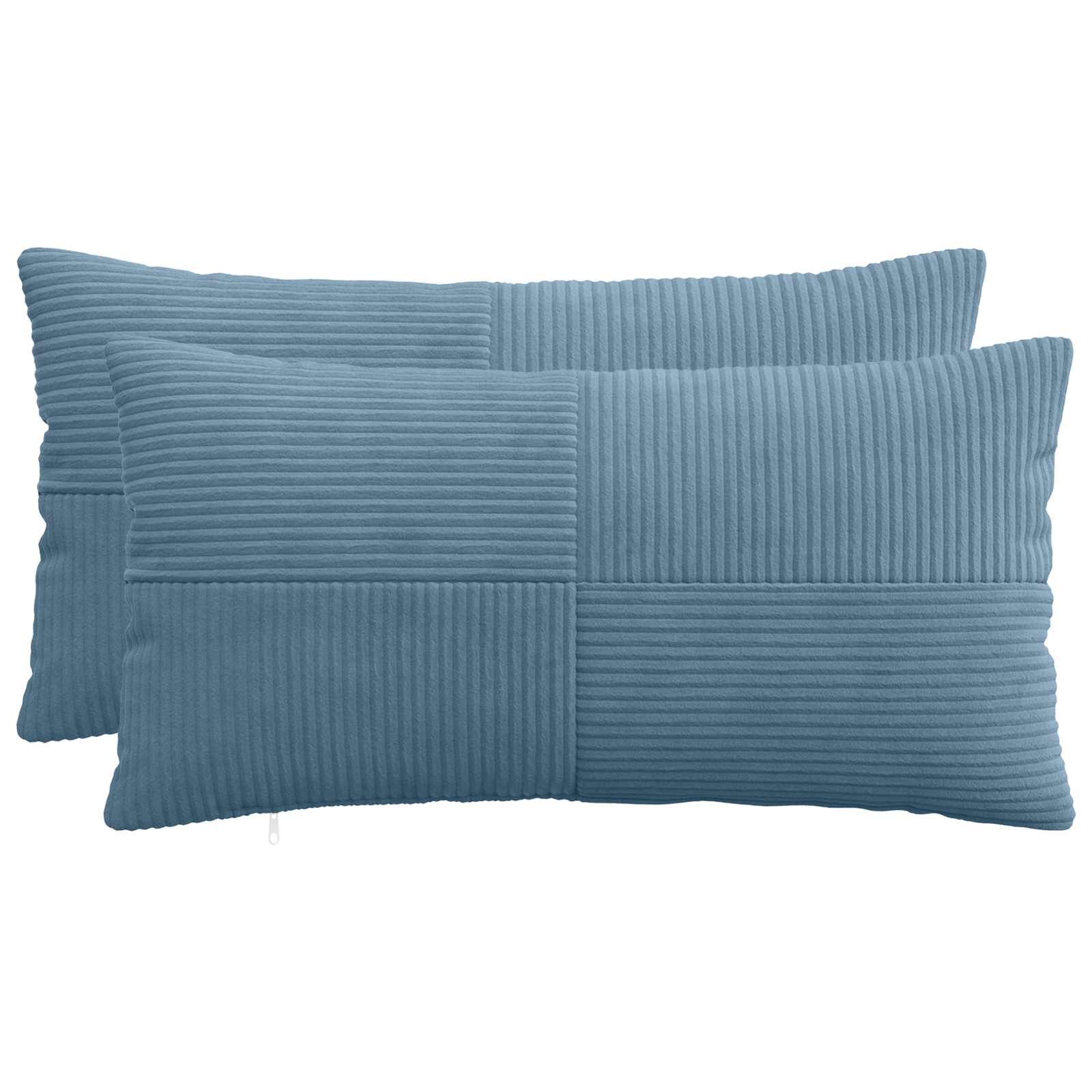 Κάλυμμα Μαξιλαριού 2 pcs ALMELO Μπλε 40 x 80 cm κορντουρόι