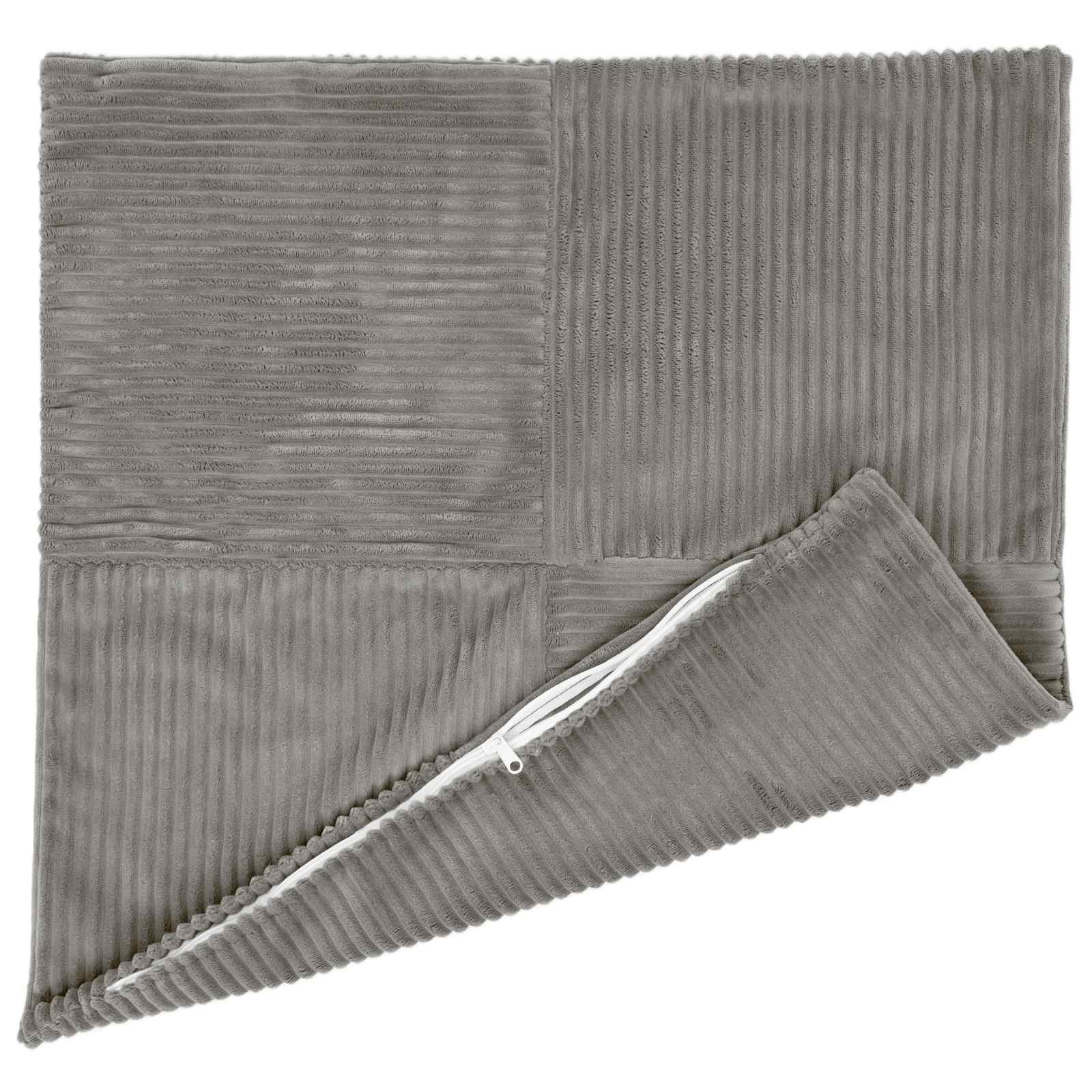 Κάλυμμα Μαξιλαριού 6 pcs ALMELO Ανοιχτό γκρι 45 x 45 cm