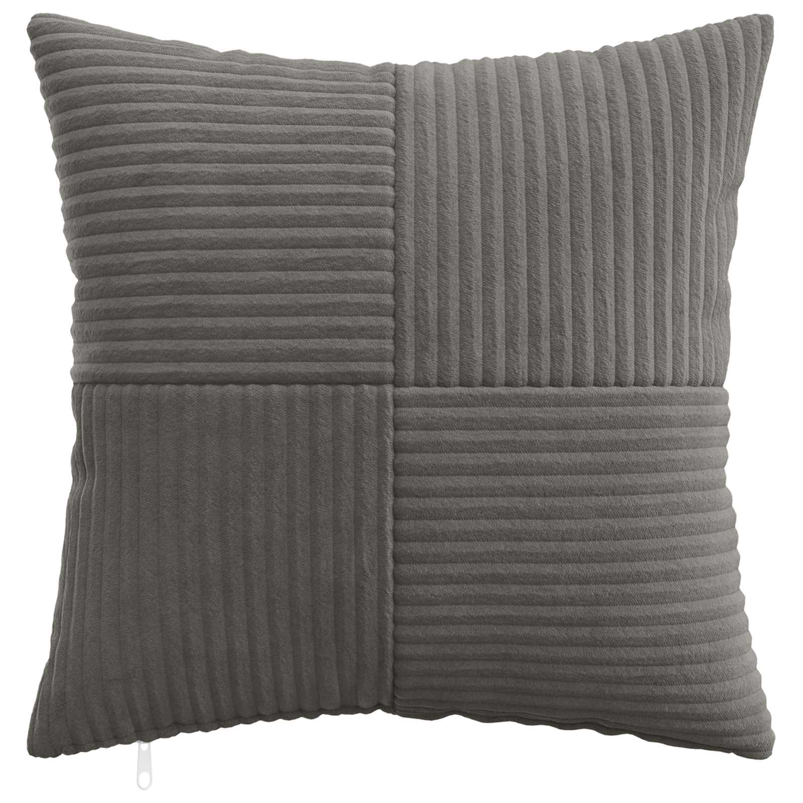 Κάλυμμα Μαξιλαριού 6 pcs ALMELO Σκούρο Γκρι 45 x 45 cm - Pakobazaar