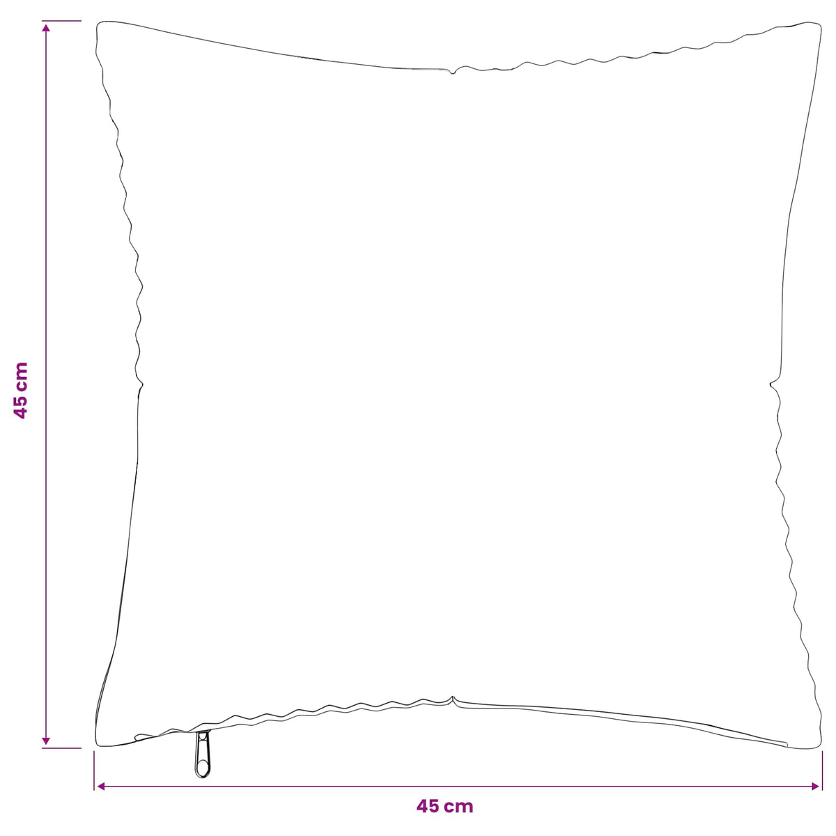 Κάλυμμα Μαξιλαριού 12 pcs ALMELO Γκρι Πράσινο 45 x 45 cm
