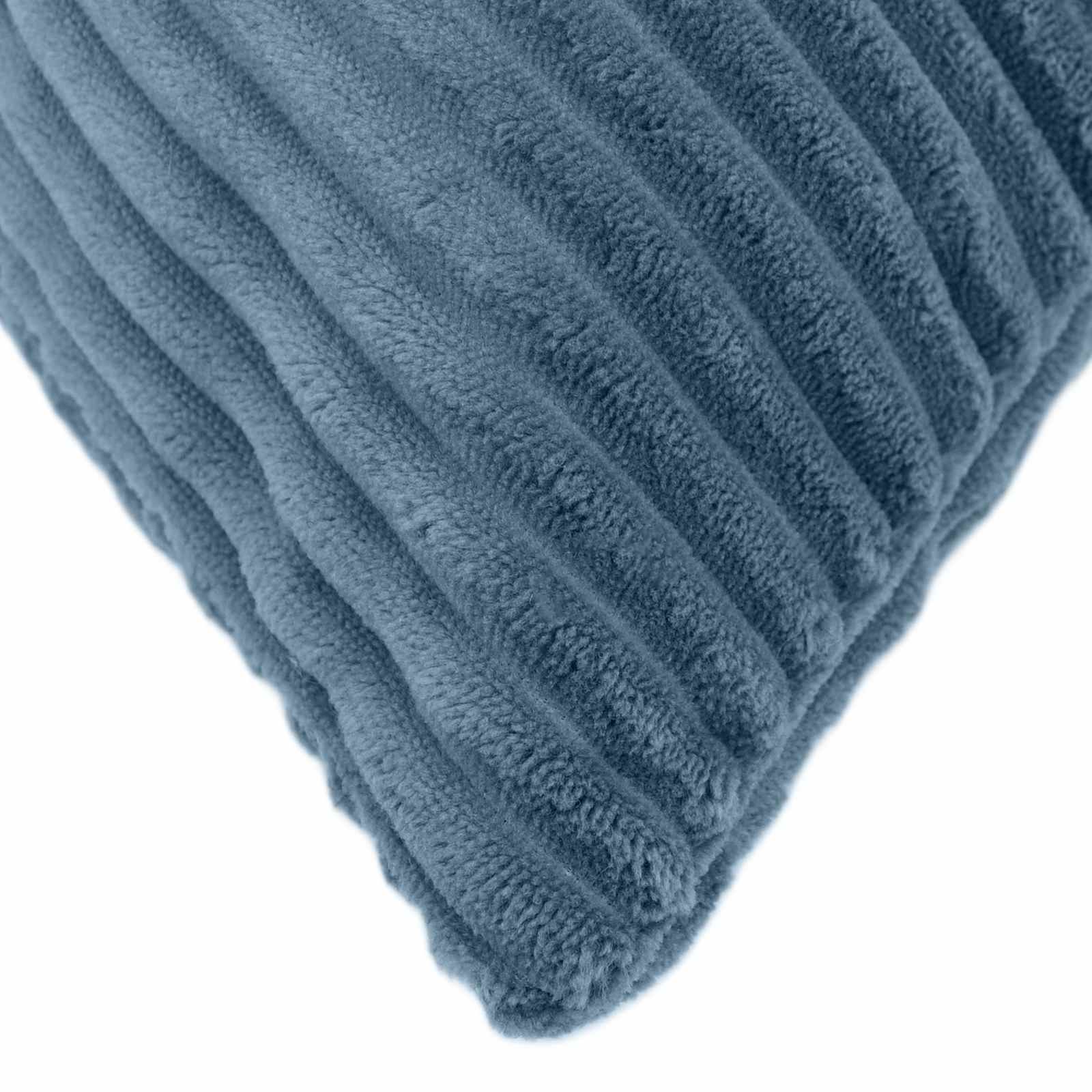 Κάλυμμα Μαξιλαριού 2 pcs ALMELO Μπλε 45 x 45 cm κορντουρόι - Pakobazaar