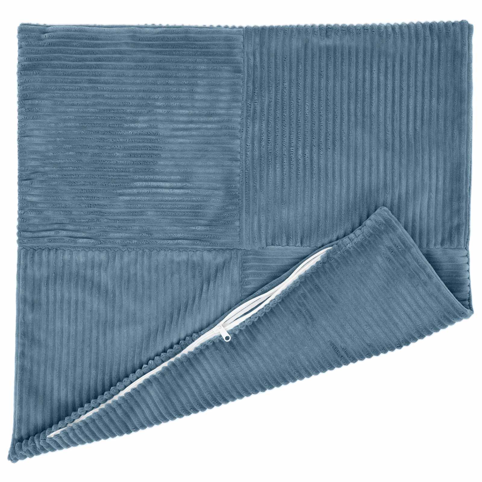 Κάλυμμα Μαξιλαριού 2 pcs ALMELO Μπλε 45 x 45 cm κορντουρόι - Pakobazaar