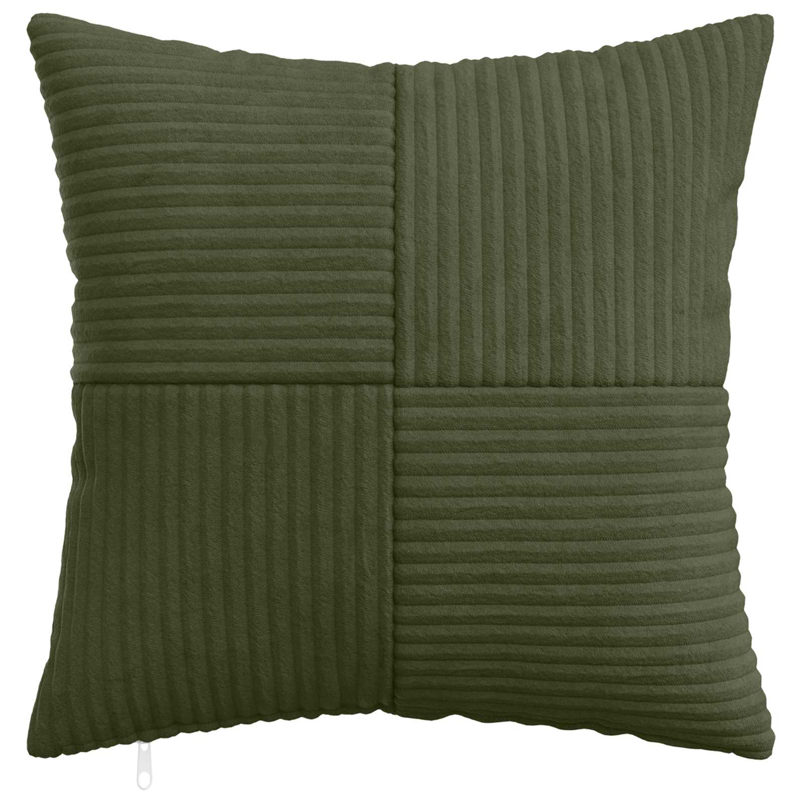 Κάλυμμα Μαξιλαριού 2 pcs ALMELO Πράσινο 45 x 45 cm κορντουρόι