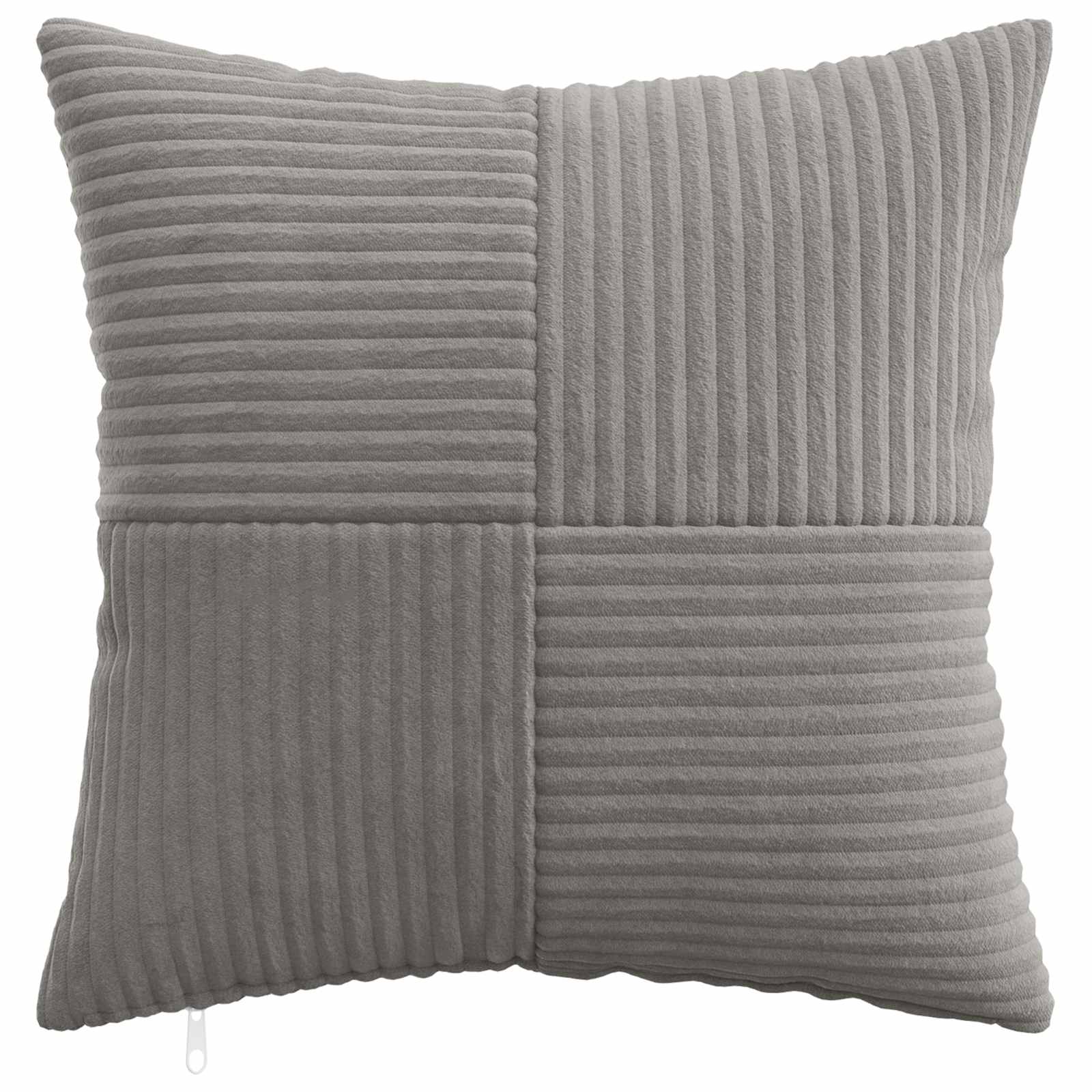 Κάλυμμα Μαξιλαριού 6 pcs ALMELO Ανοιχτό γκρι 50 x 50 cm - Pakobazaar