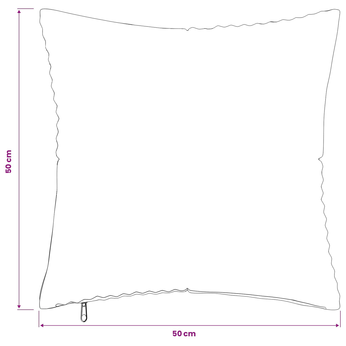 Κάλυμμα Μαξιλαριού 12 pcs ALMELO Γκρι Πράσινο 50 x 50 cm
