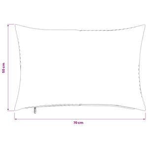 Κάλυμμα Μαξιλαριού 2 pcs ALMELO Ανοιχτό γκρι 50 x 70 cm - Pakobazaar