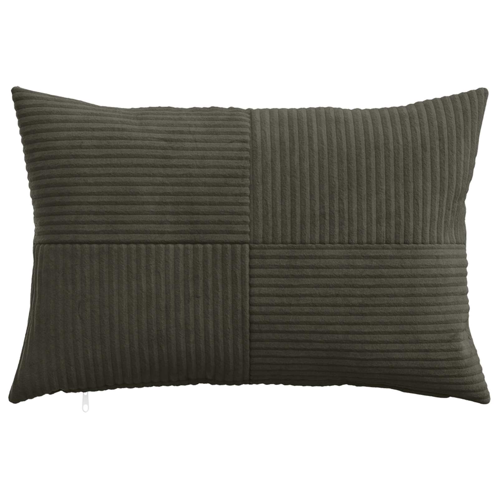 Κάλυμμα Μαξιλαριού 2 pcs ALMELO Ανθρακί 50 x 75 cm κορντουρόι