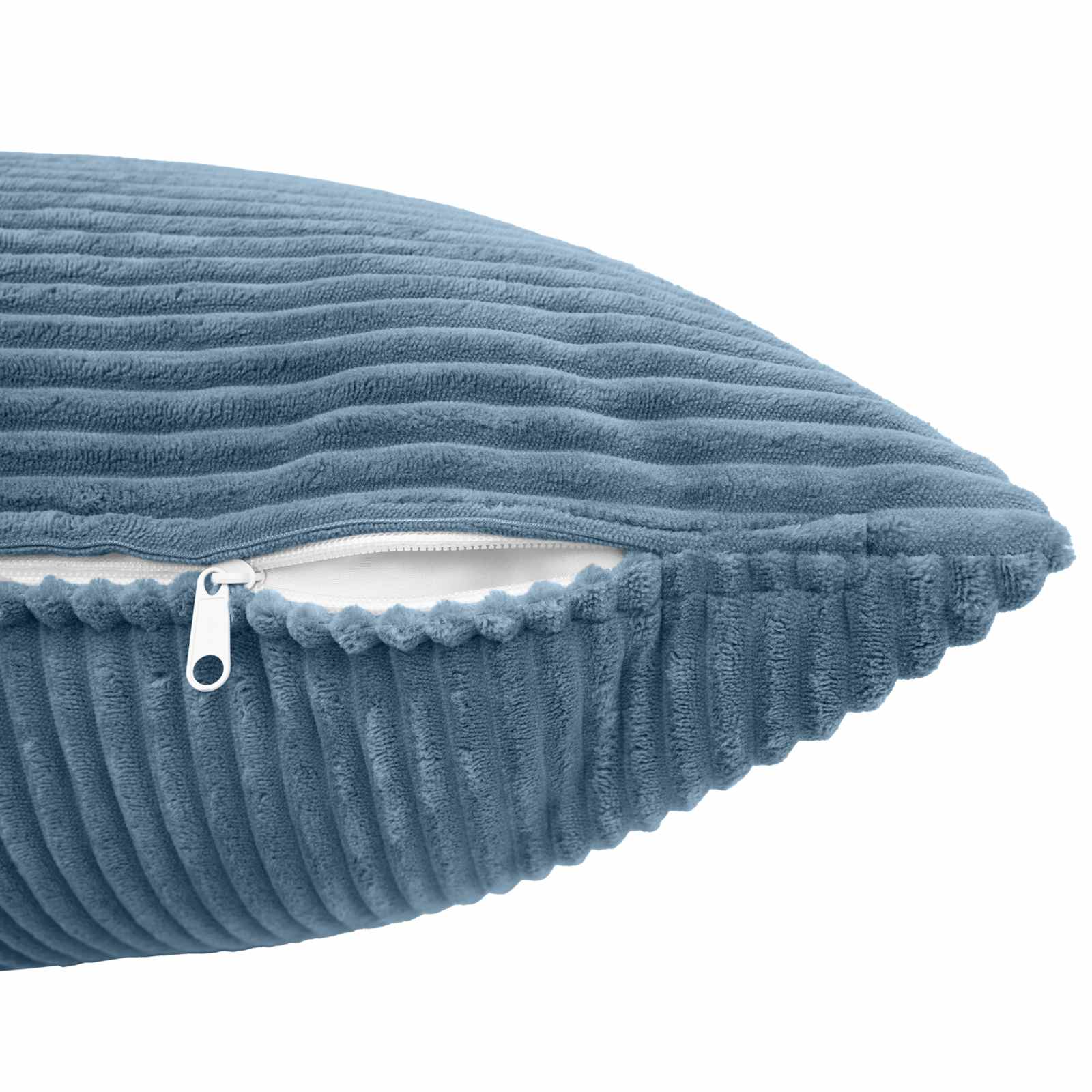 Κάλυμμα Μαξιλαριού 2 pcs ALMELO Μπλε 50 x 80 cm κορντουρόι - Pakobazaar