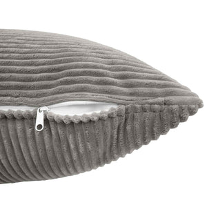 Κάλυμμα Μαξιλαριού 6 pcs ALMELO Ανοιχτό γκρι 55 x 55 εκ