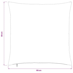 Κάλυμμα Μαξιλαριού 2 pcs ALMELO Κρεμ 60 x 60 cm κορντουρόι