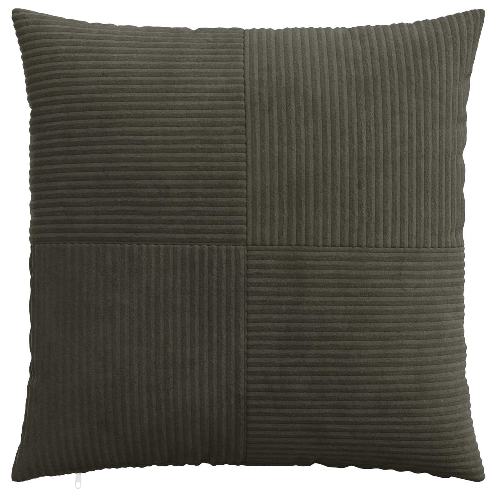 Κάλυμμα Μαξιλαριού 2 pcs ALMELO Ανθρακί 60 x 60 cm κορντουρόι - Pakobazaar