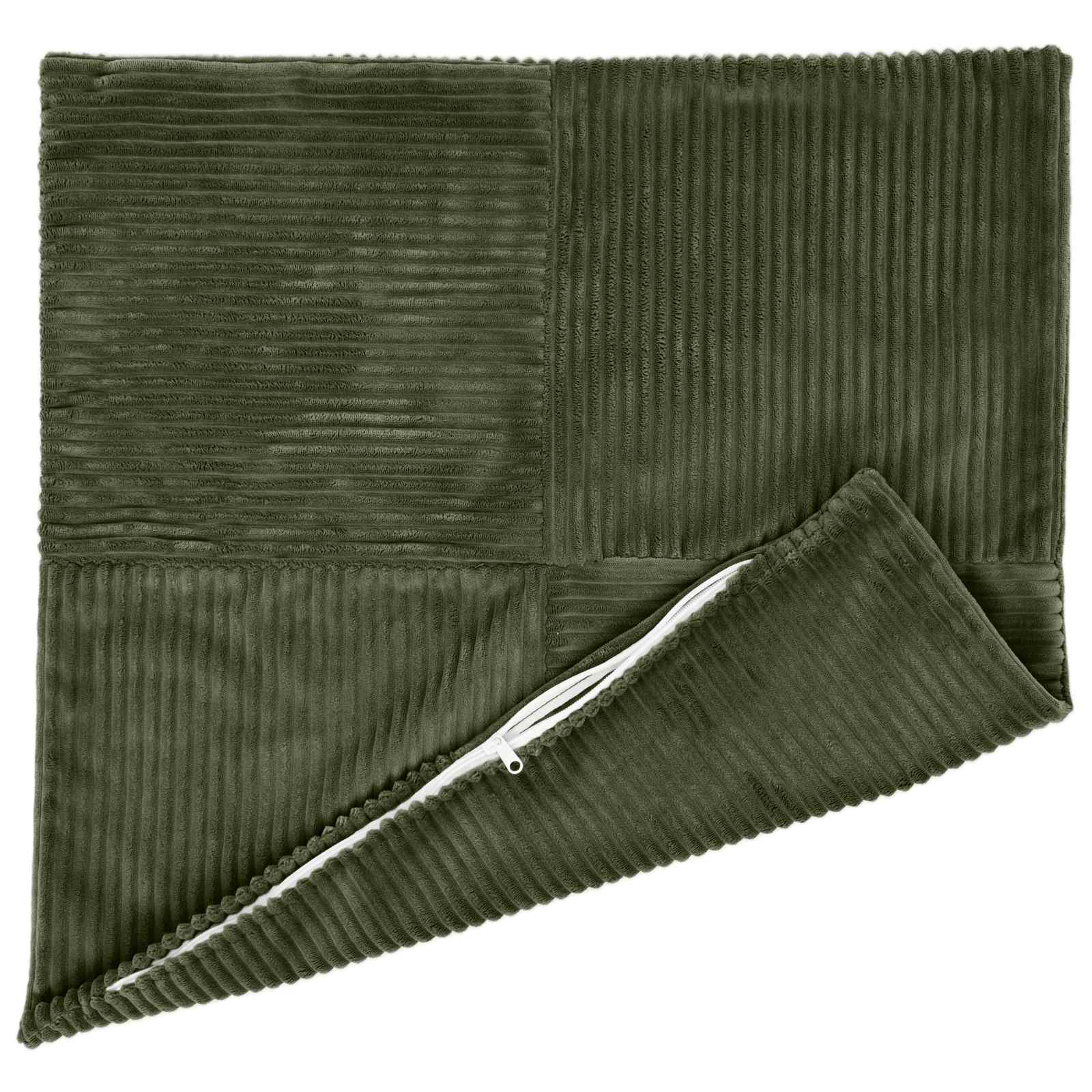 Κάλυμμα Μαξιλαριού 2 pcs ALMELO Πράσινο 60 x 60 cm κορντουρόι - Pakobazaar