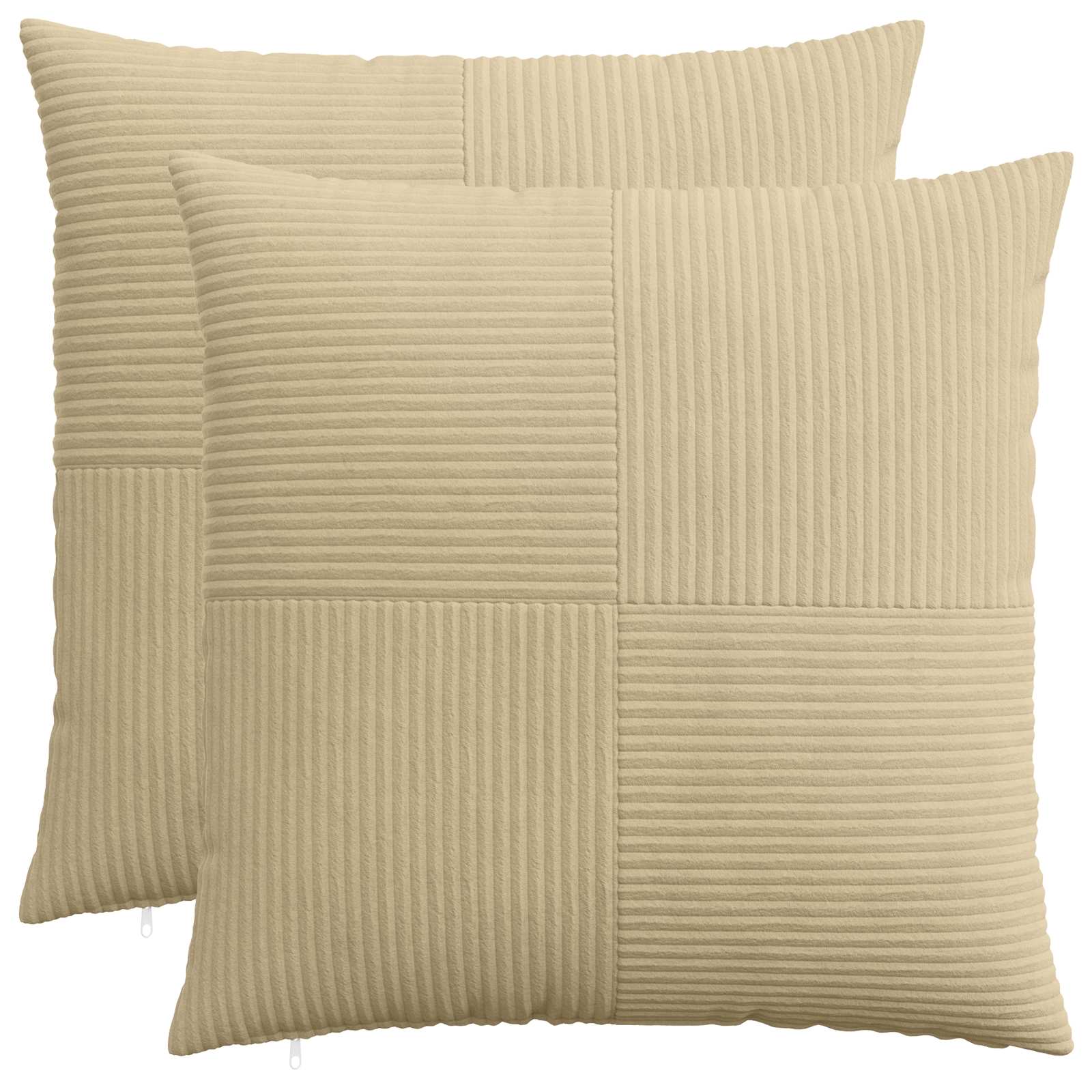 Κάλυμμα Μαξιλαριού 2 pcs ALMELO Γκρι Πράσινο 65 x 65 εκ. - Pakobazaar