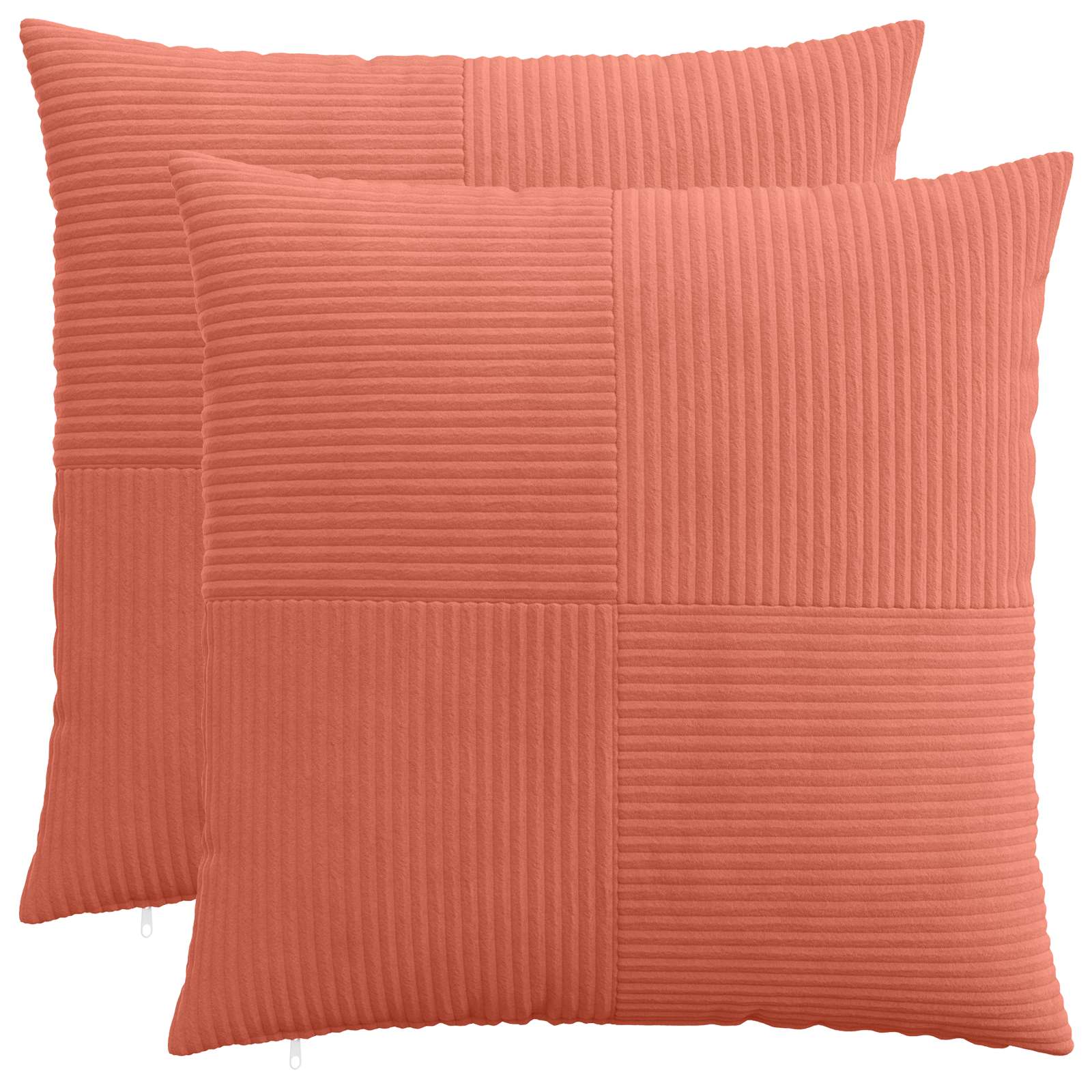 Κάλυμμα Μαξιλαριού 2 pcs ALMELO Κόκκινο Πορτοκαλί 70 x 70 cm