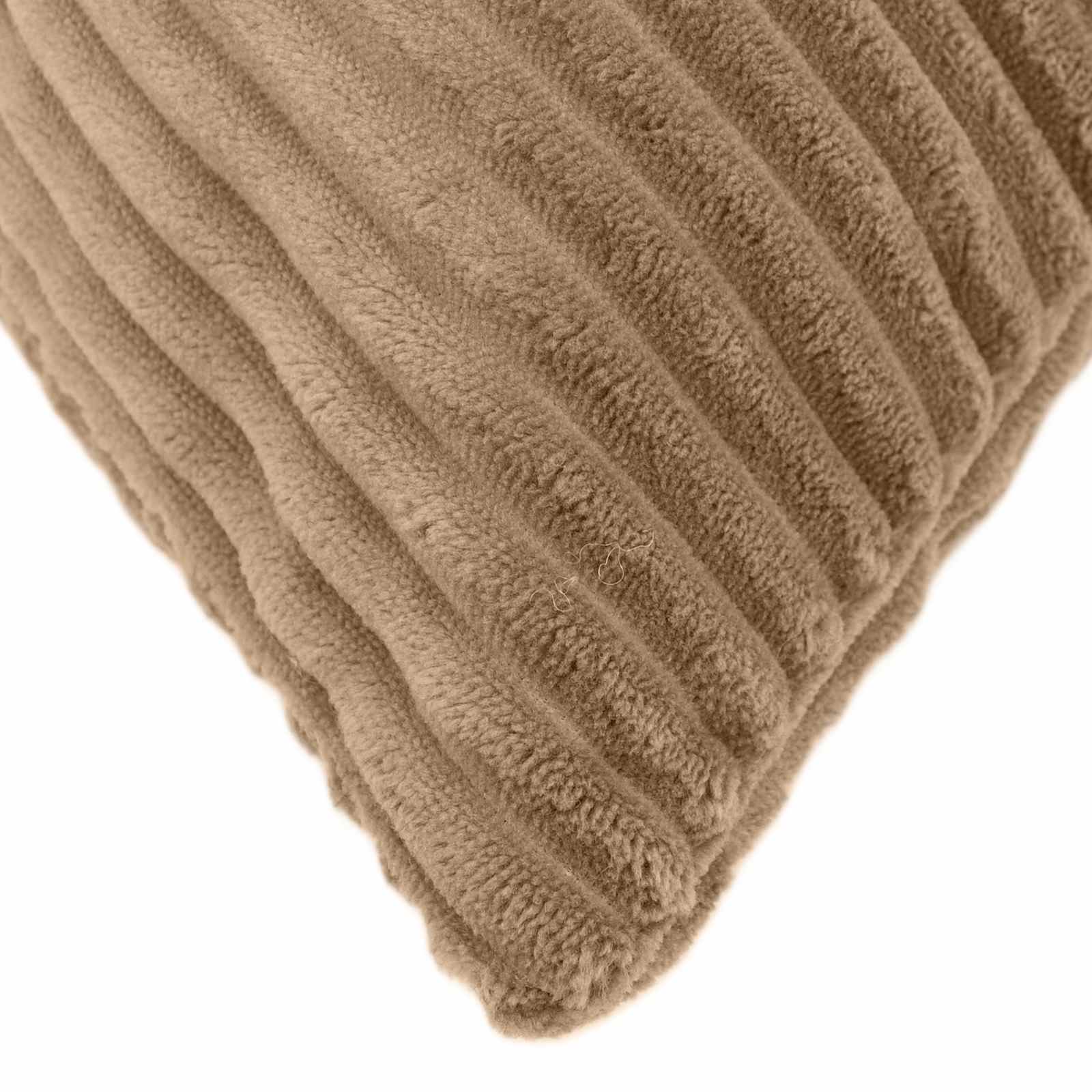 Κάλυμμα Μαξιλαριού 2 pcs ALMELO Καφέ 70 x 70 cm κορντουρόι - Pakobazaar