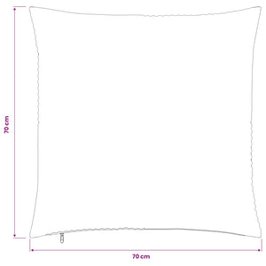 Κάλυμμα Μαξιλαριού 2 pcs ALMELO Πράσινο 70 x 70 cm κορντουρόι