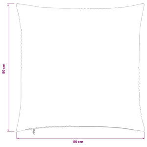 Κάλυμμα Μαξιλαριού 2 pcs ALMELO Σκούρο μπλε 80 x 80 cm
