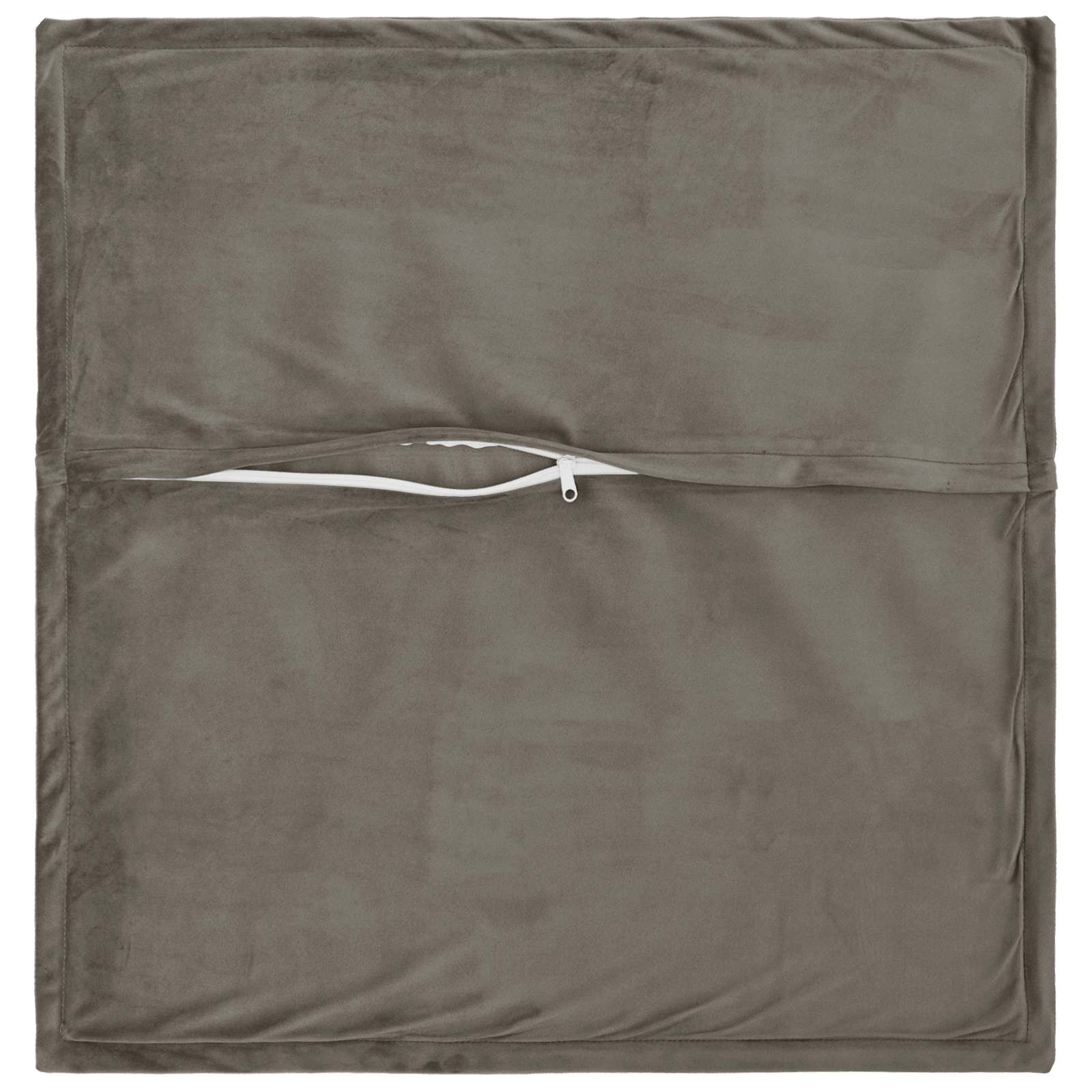 Κάλυμμα Μαξιλαριού 6 pcs HOUTEN Ανοιχτό γκρι 30 x 30 cm Βελούδο