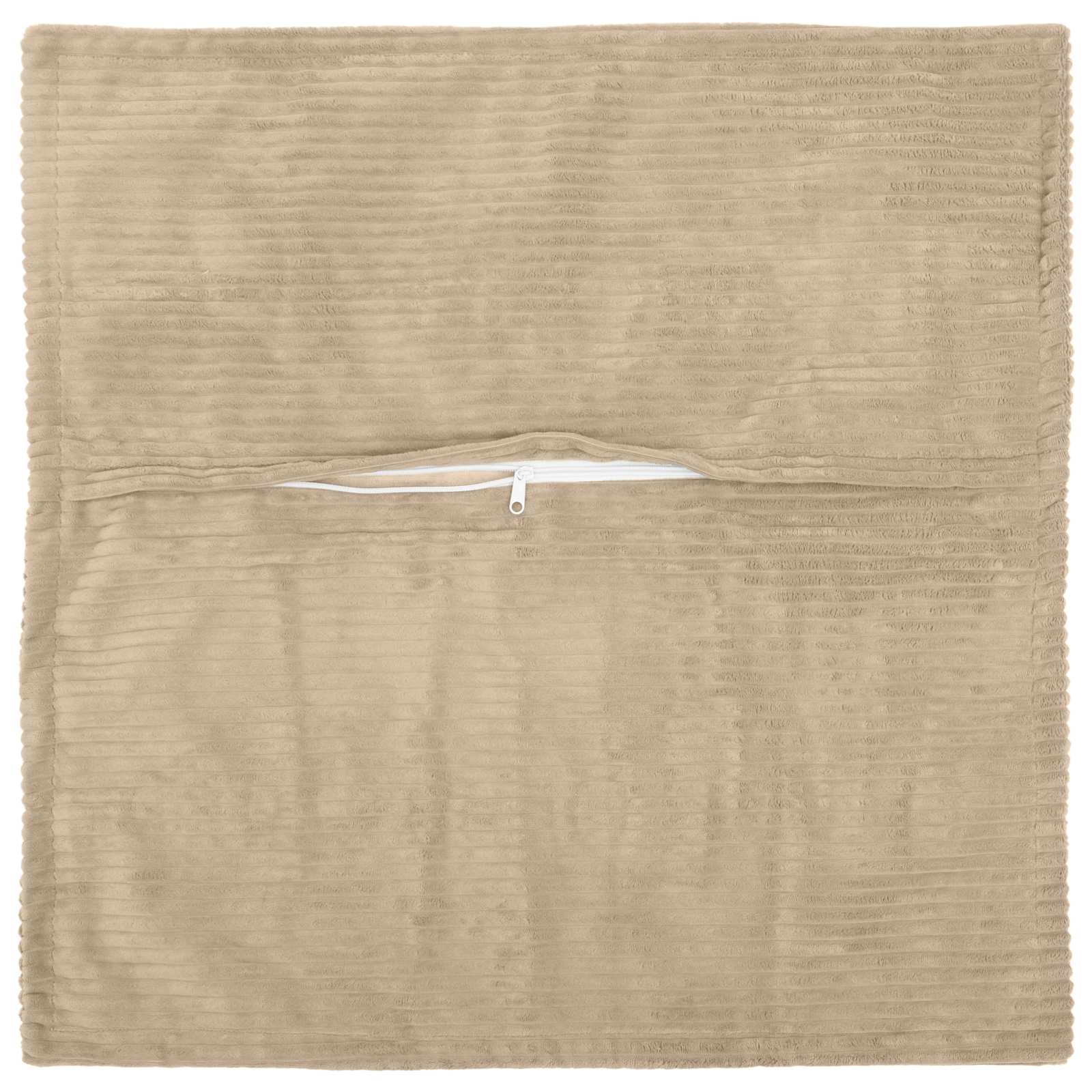 Κάλυμμα Μαξιλαριού 2 τμχ. HOUTEN Taupe 30 x 30 cm κορντουρόι