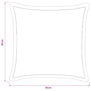 Κάλυμμα Μαξιλαριού 2 pcs HOUTEN Μαύρο 30 x 30 cm Φανέλα