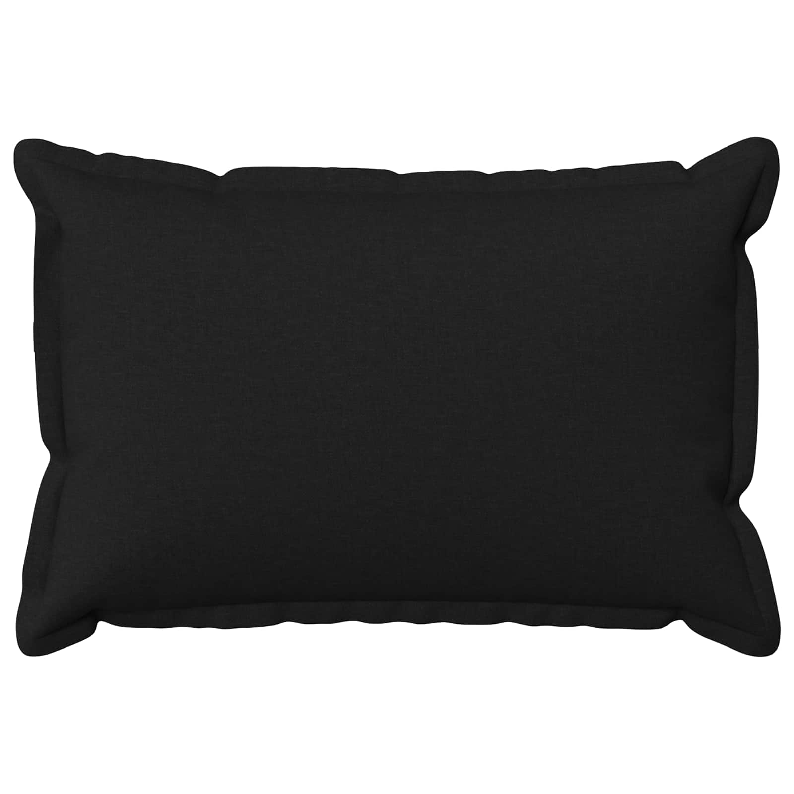 Κάλυμμα Μαξιλαριού 2 pcs HOUTEN Μαύρο 30 x 50 cm Ψεύτικο Λινό