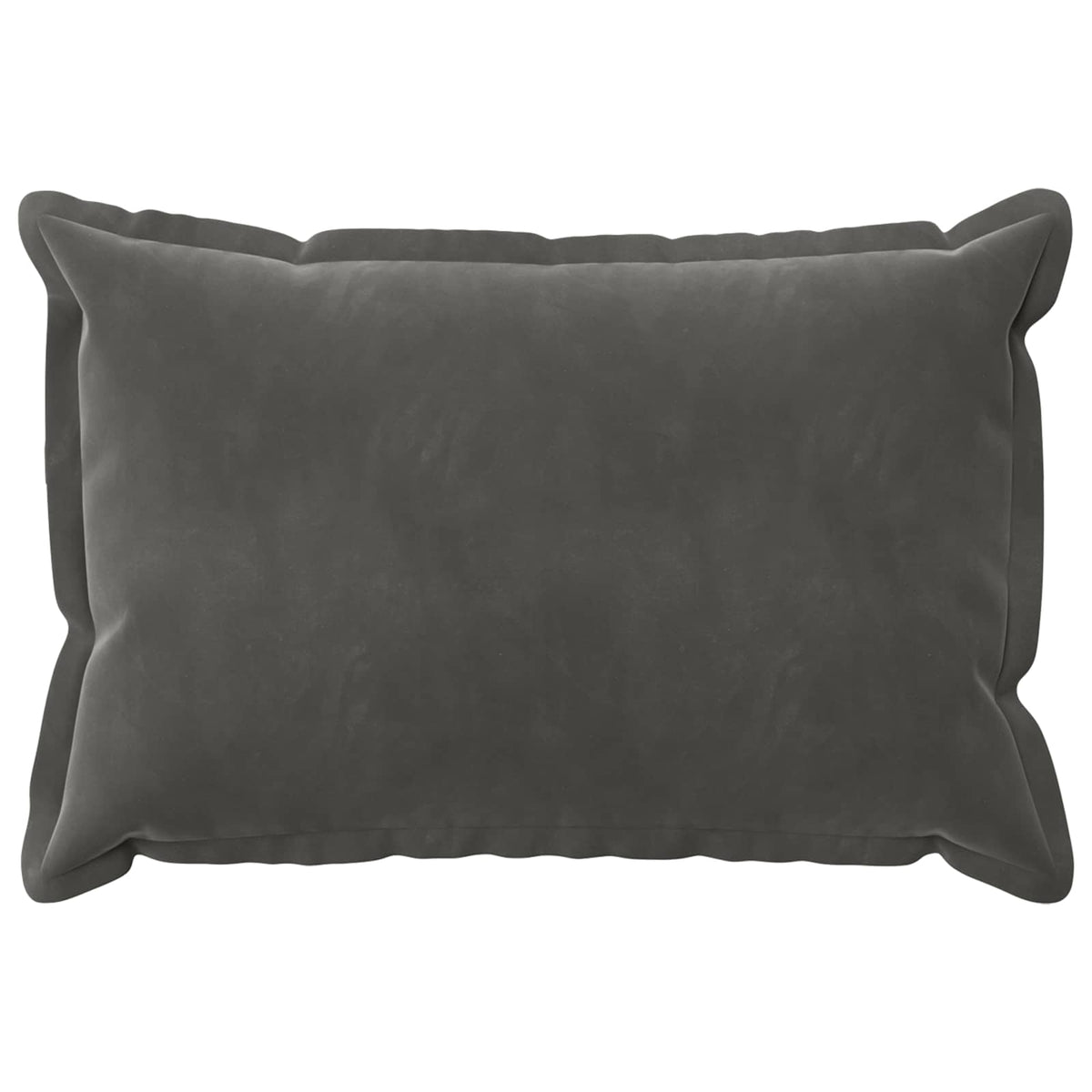 Κάλυμμα Μαξιλαριού 6 pcs HOUTEN Σκούρο Γκρι 30 x 50 cm Βελούδο - Pakobazaar