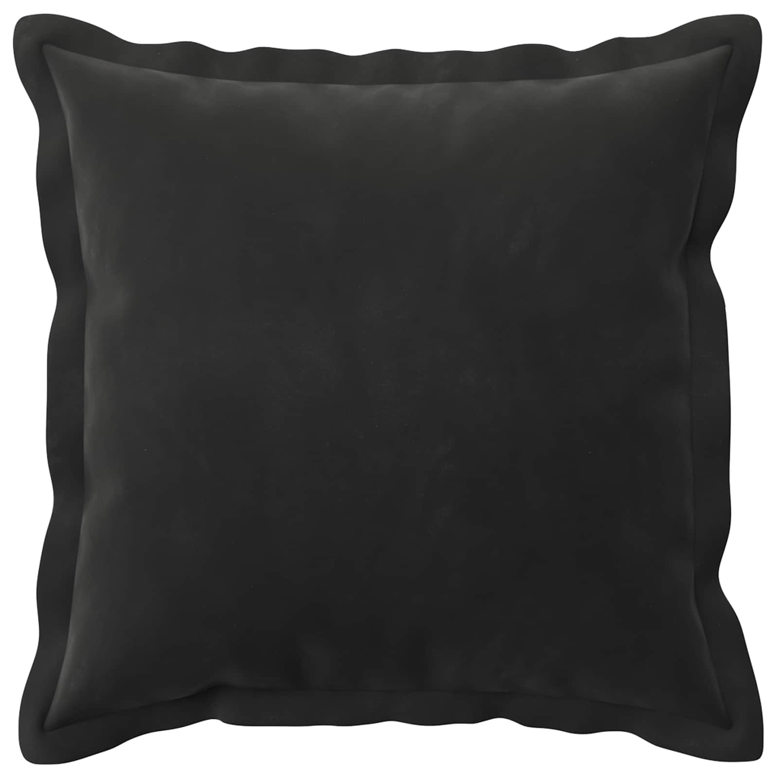 Κάλυμμα Μαξιλαριού 2 pcs HOUTEN Μαύρο 35 x 35 cm Βελούδο - Pakobazaar