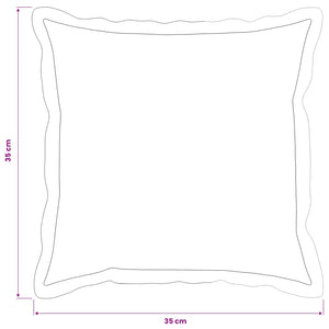 Κάλυμμα Μαξιλαριού 6 τμχ. HOUTEN Ανθρακί 35 x 35 cm