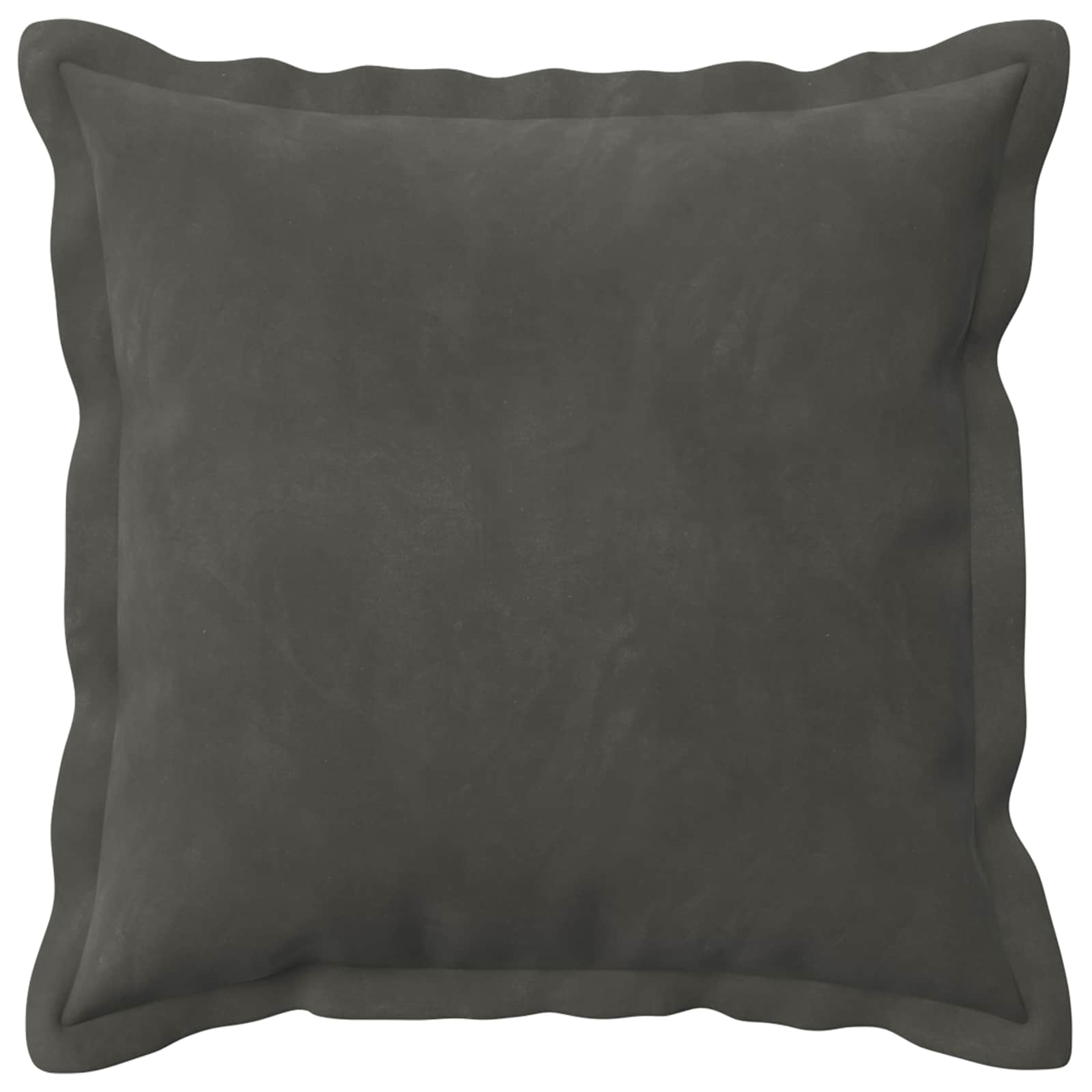 Κάλυμμα Μαξιλαριού 2 pcs HOUTEN Σκούρο Γκρι 40 x 40 cm Βελούδο