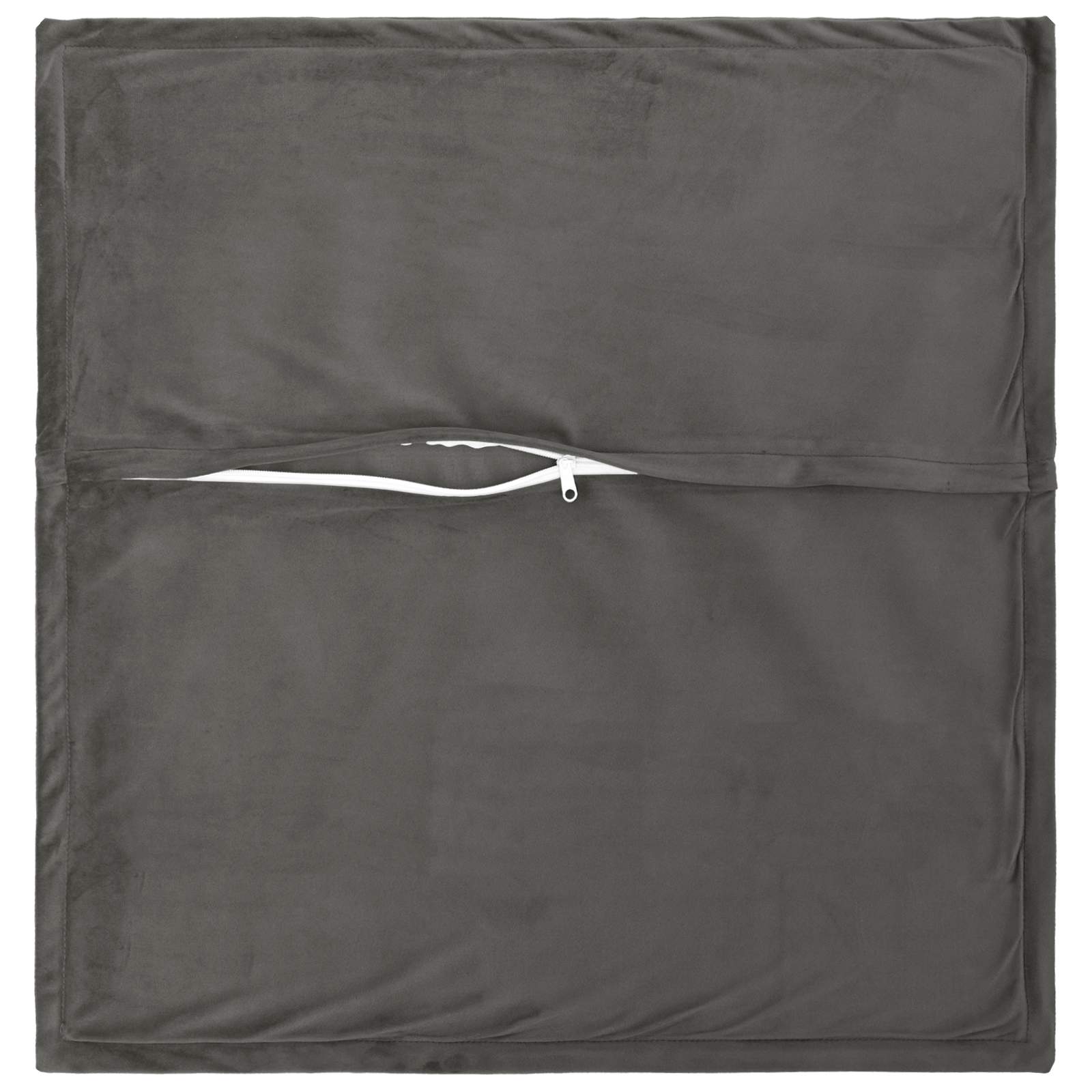 Κάλυμμα Μαξιλαριού 12 pcs HOUTEN Σκούρο Γκρι 40 x 40 cm Βελούδο