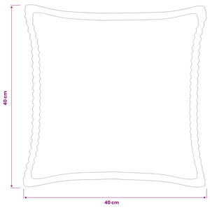 Κάλυμμα Μαξιλαριού 12 τμχ. HOUTEN Κόκκινο Πορτοκαλί 40 x 40 cm - Pakobazaar