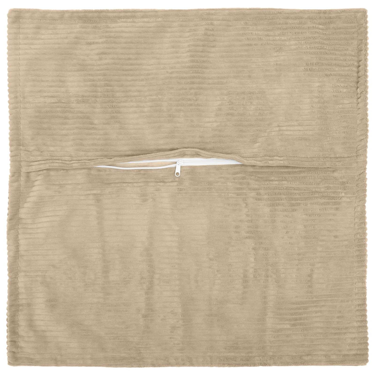Κάλυμμα Μαξιλαριού 2 τμχ. HOUTEN Taupe 40 x 40 cm κορντουρόι