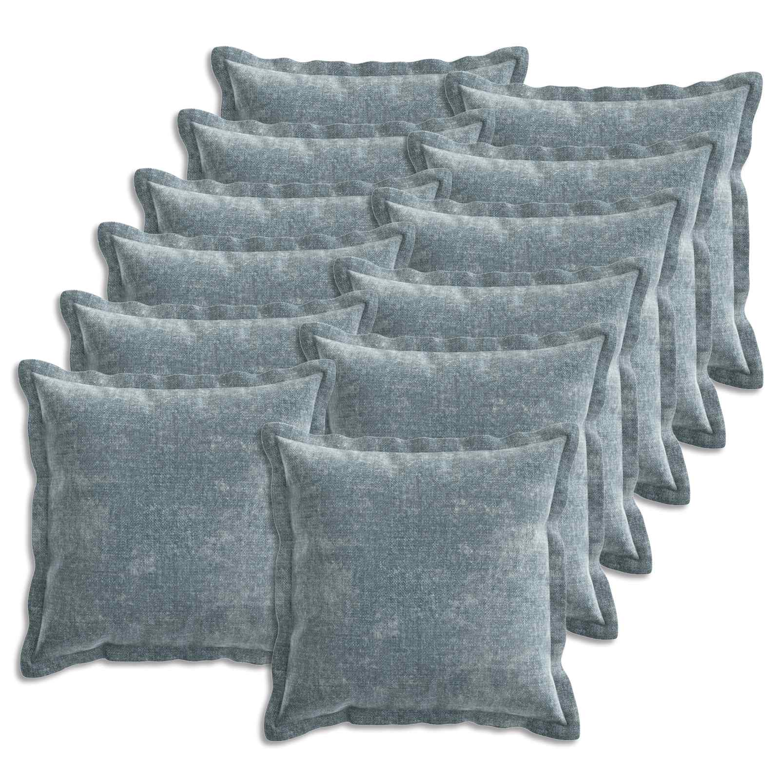 Κάλυμμα Μαξιλαριού 12 pcs HOUTEN Γαλάζιο 40 x 40 cm