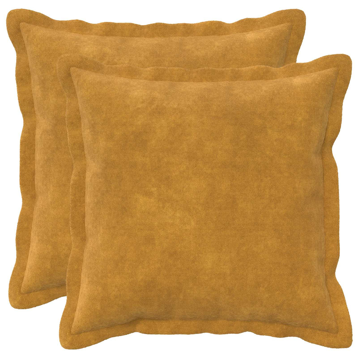 Κάλυμμα Μαξιλαριού 2 pcs HOUTEN Κίτρινο 40 x 40 cm - Pakobazaar