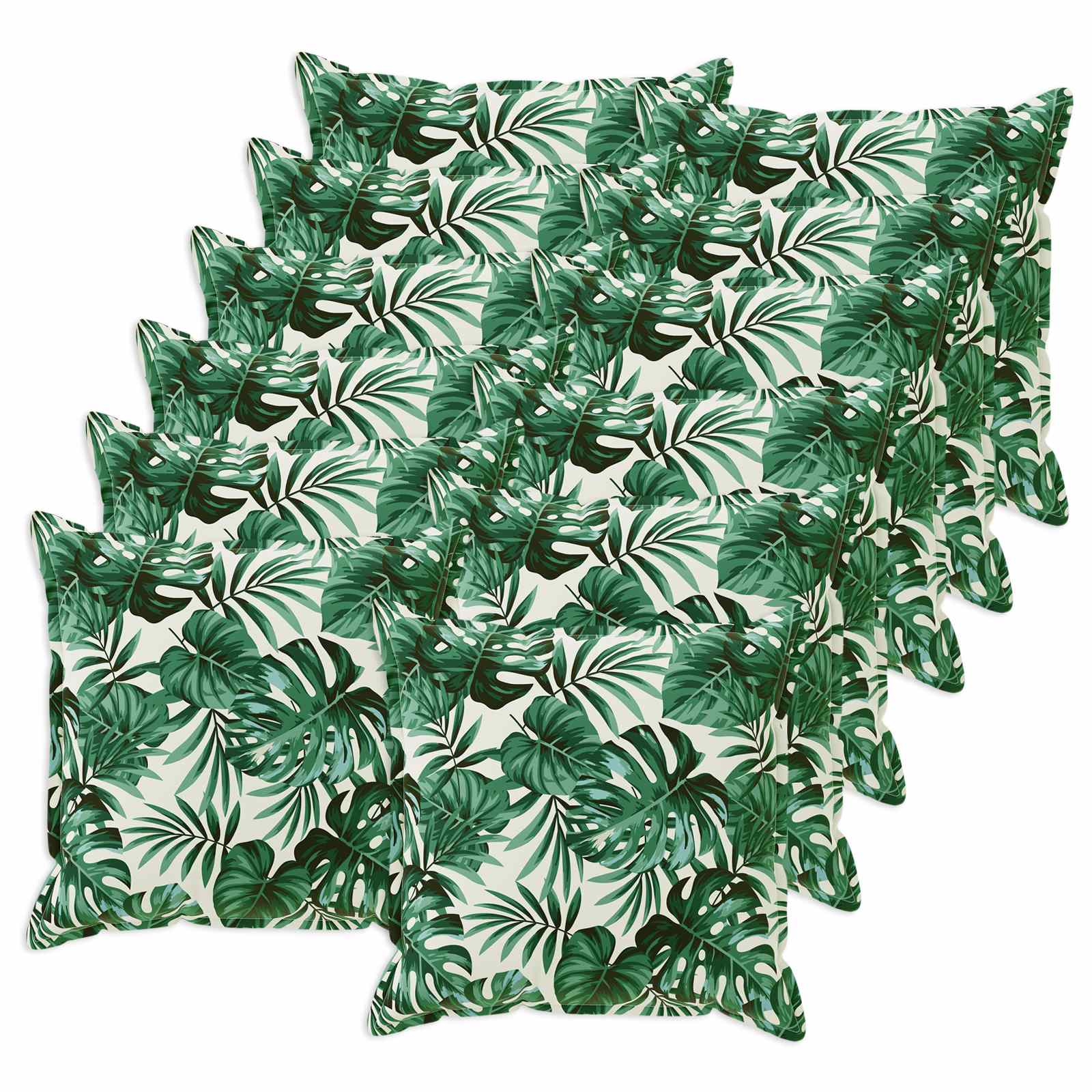 Κάλυμμα Μαξιλαριού 12 τμχ. HOUTEN Σχέδιο Φύλλων 40 x 40 cm - Pakobazaar