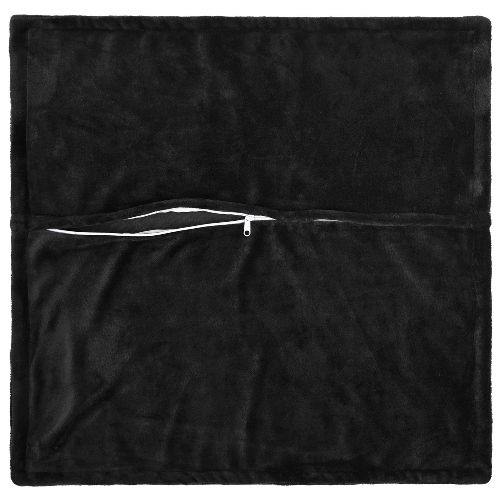 Κάλυμμα Μαξιλαριού 2 pcs HOUTEN Μαύρο 40 x 40 cm Φανέλα